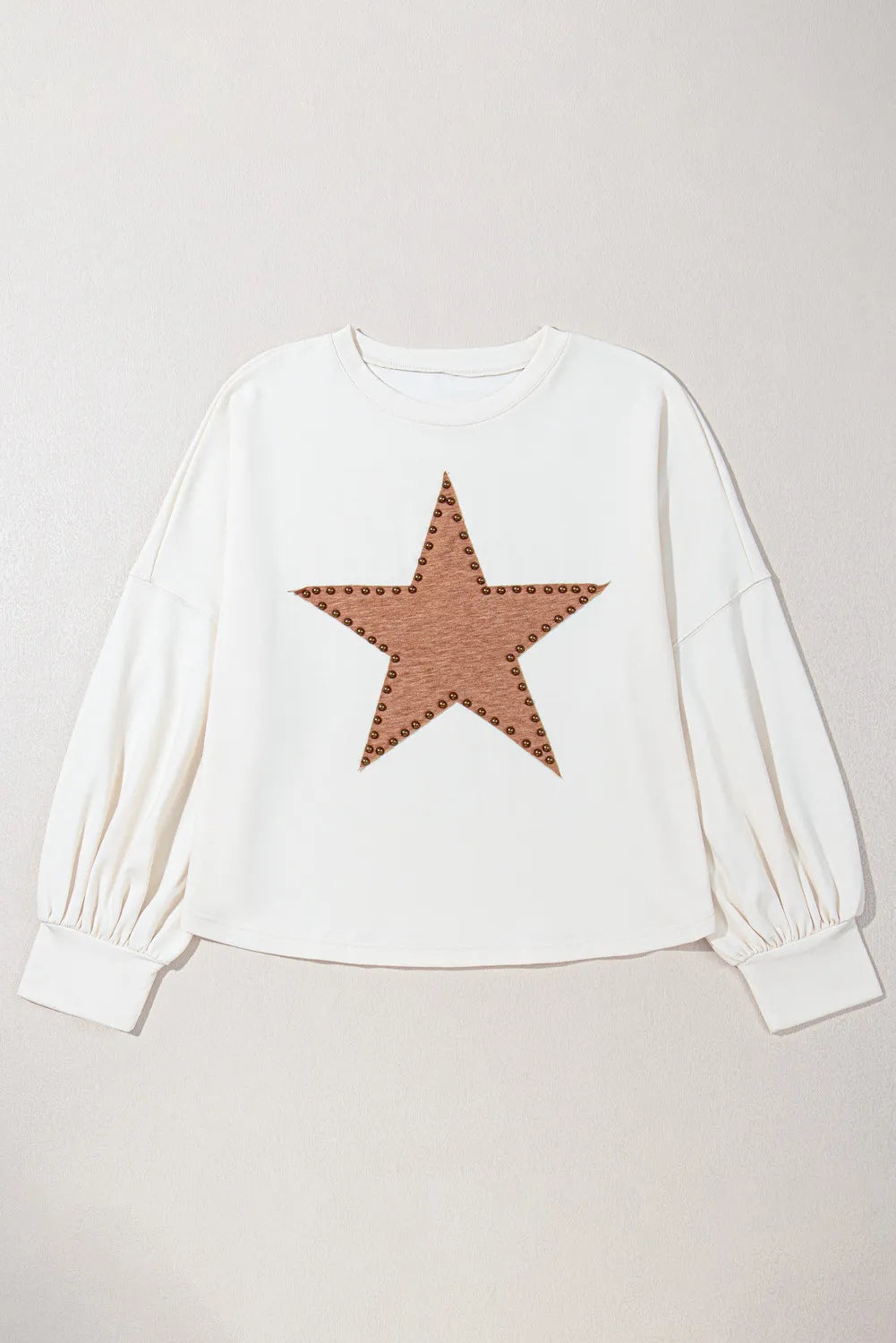 Studded Star Long Sleeve Blouse