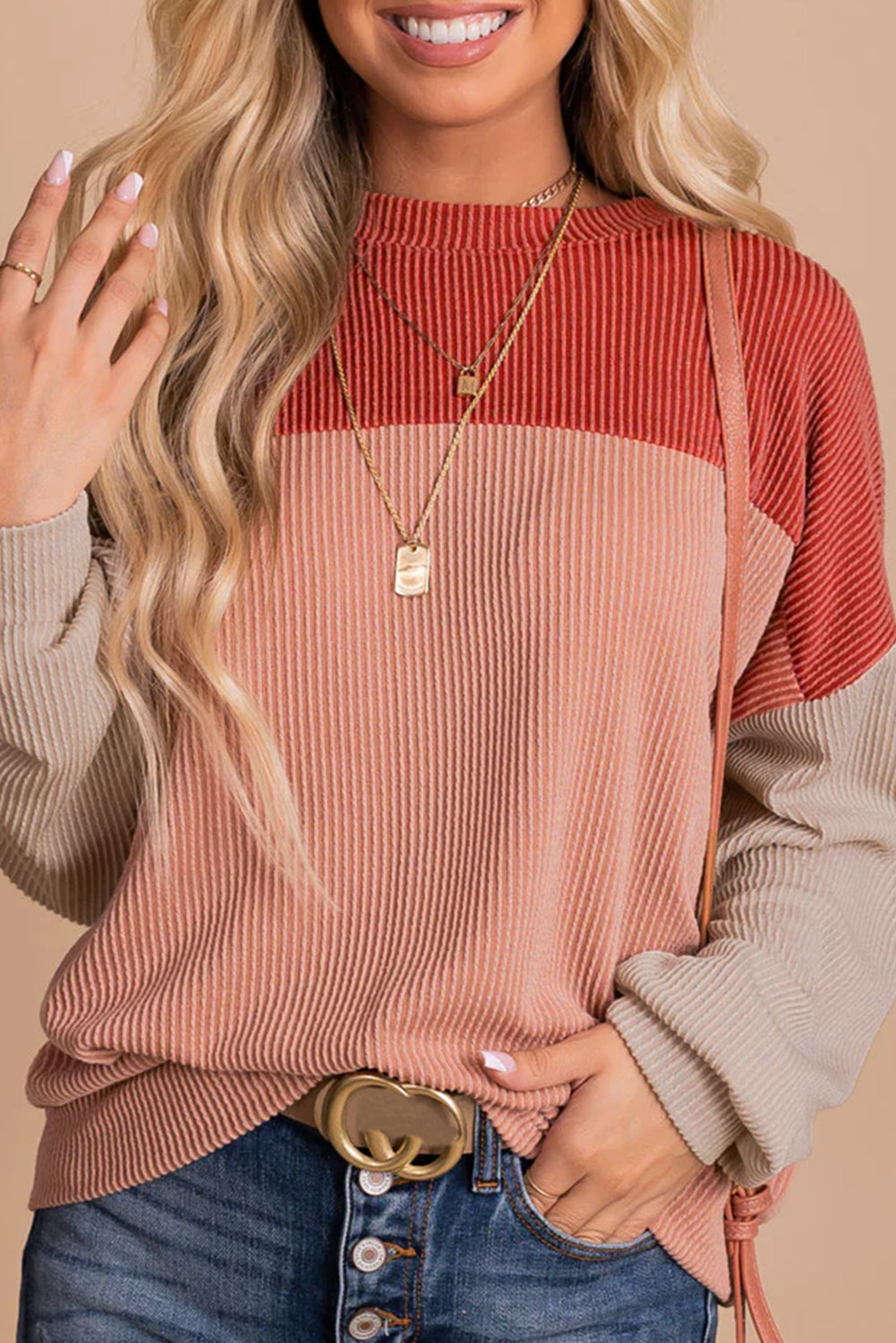 Color Block Sweater