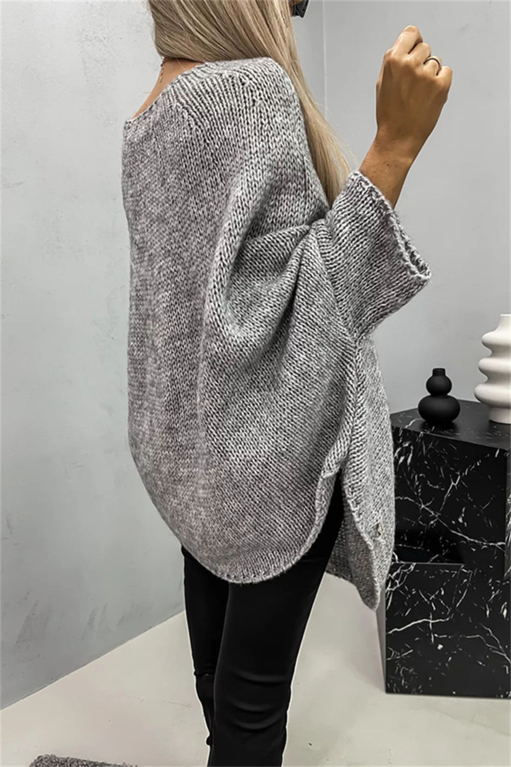 Neutral Batwing Sweater