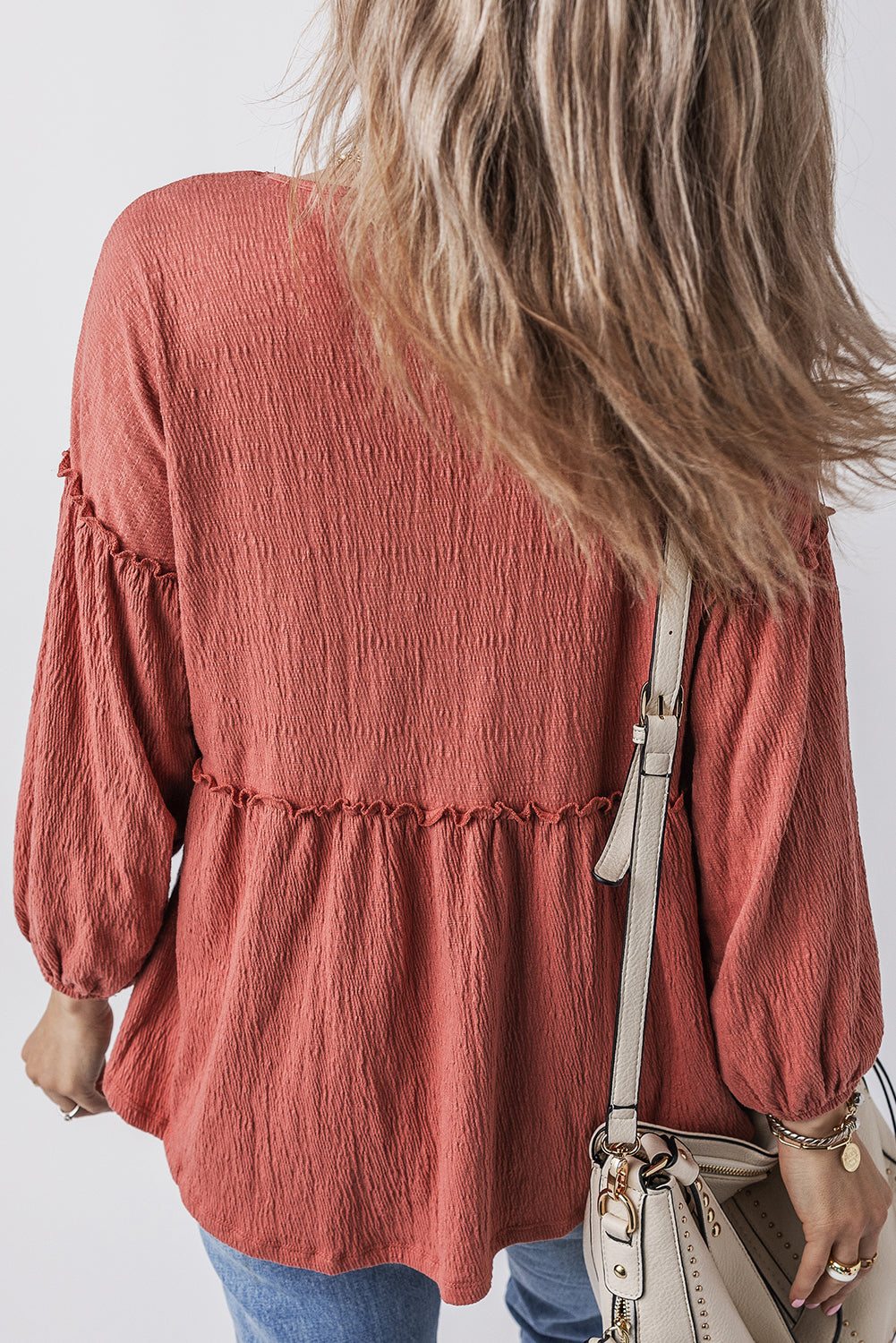 Flowy Ruffle Blouse