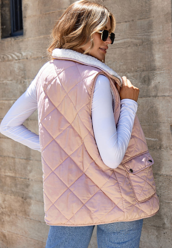 Fleece-Lined Reversable Vest