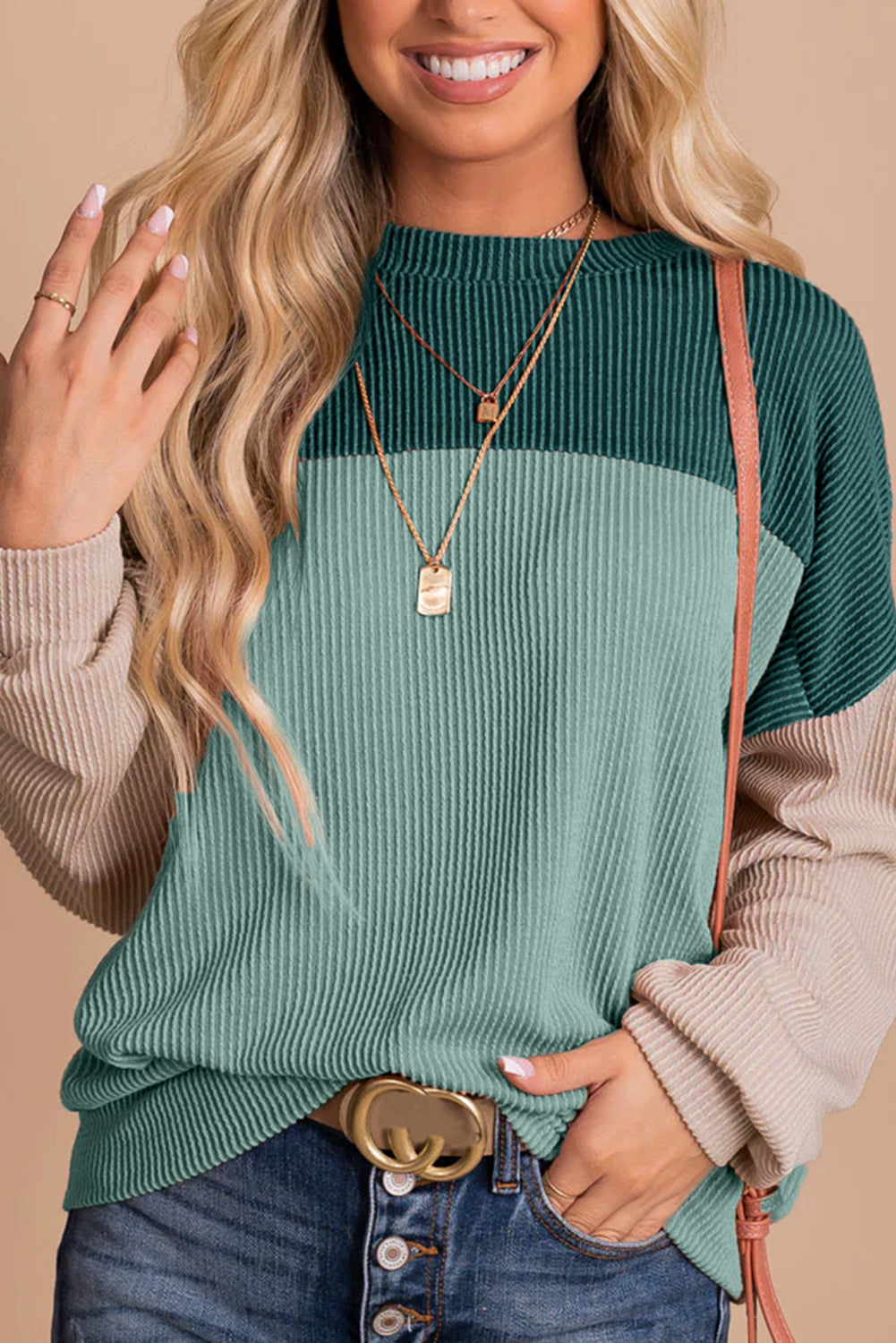 Color Block Sweater