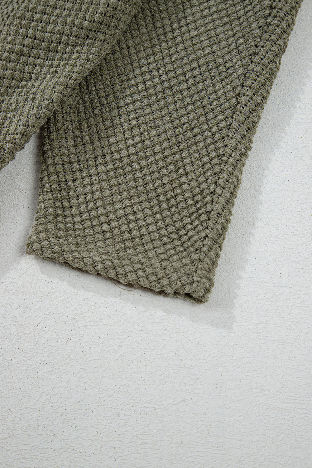 Seagrass Waffle Knit Cardigan