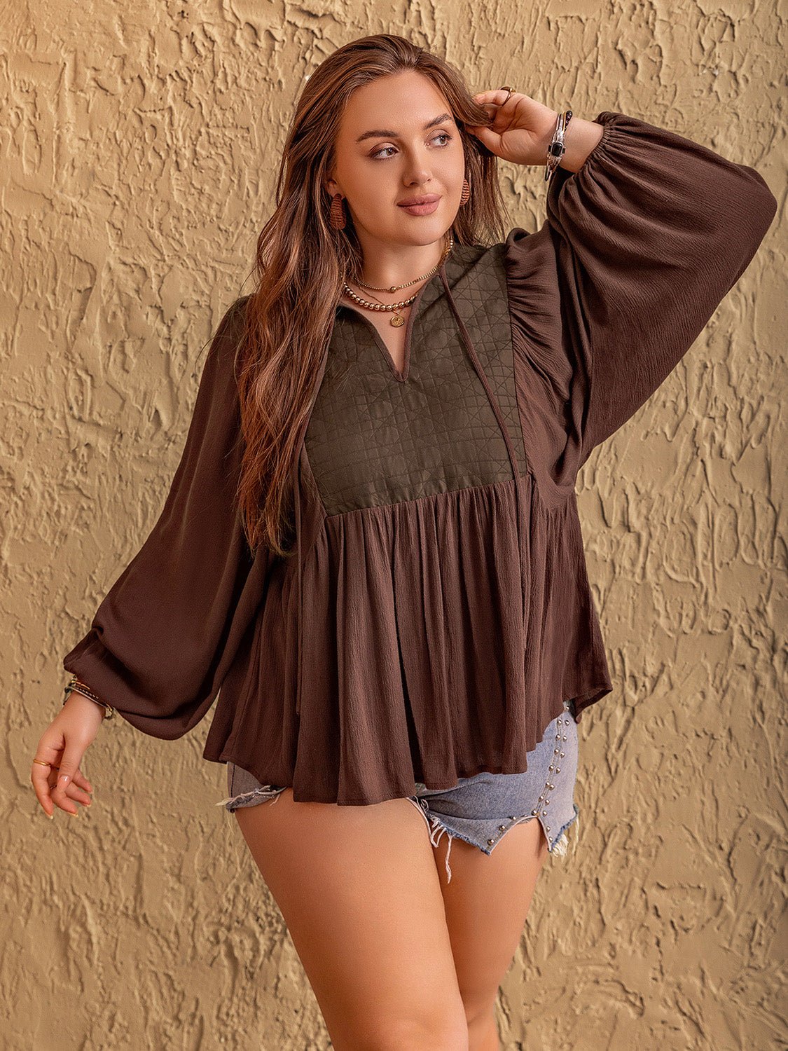 "Feeling Western" Blouse - Earth & Ember Boutique