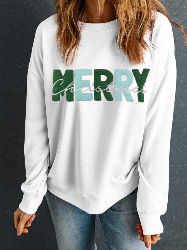 "MERRY CHRISTMAS" Sweatshirt - Earth & Ember Boutique