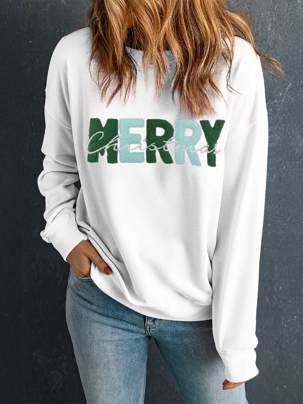 "MERRY CHRISTMAS" Sweatshirt - Earth & Ember Boutique